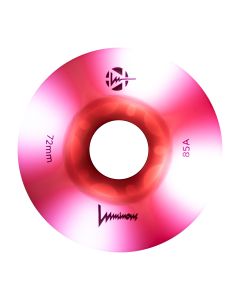 LUMINOUS 72MM 85A FLAMINGO LED WHEELS (4 PACK)