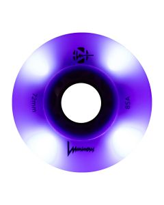 RUEDAS LED LUMINOUS 72MM 85A PURPLE (PACK 4)