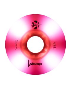 RUEDAS LED LUMINOUS 76MM 85A FLAMINGO (PACK 4)