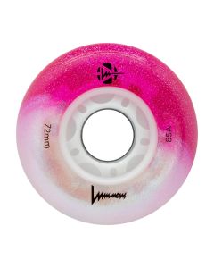 LUMINOUS 80MM 85A COTTON CANDY LED WHEELS (4 PACK)