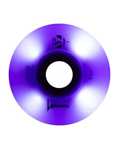 LUMINOUS 80MM 85A PURPLE LED WHEELS (4 PACK)
