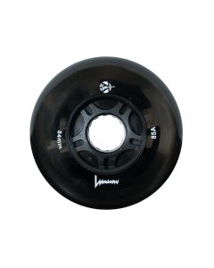 LUMINOUS 84MM 85A BLACK LED WHEELS (4 PACK)