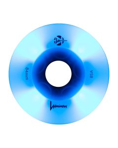 RUEDAS LED LUMINOUS 84MM 85A BLUE OCEAN GLOW + BLUE LED (PACK 4)