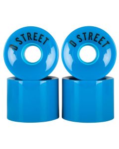 RUEDAS LONGBOARD D STREET CENT AZUL 59MM 78A (PACK 4)