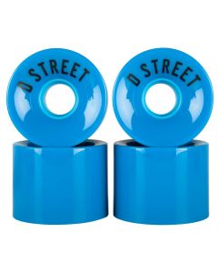 RUEDAS LONGBOARD D STREET CENT ROJO 59MM 78A (PACK 4)