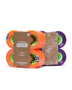 RUEDAS LONGBOARD KEGEL 80MM 77A (PACK 4)