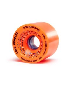 LONGBOARD ORANGATANG LOVE HANDLES 65MM 80A ORANGE WHEELS (4 PACK)