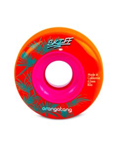 RUEDAS LONGBOARD ORANGATANG SKIFF 62MM 80A NARANJA