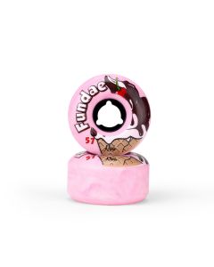 RUEDAS MOXI FUNDAE 57MM 92A BUBBLGUM ROSA (PACK 4)