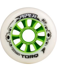 RUEDAS PIPER TORQ 84MM XFAST NATURAL-GREEN (PACK 8)