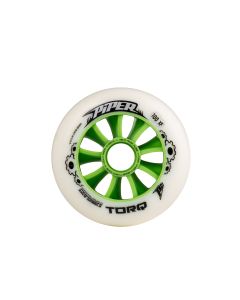 RUEDAS PIPER TORQ XFAST 100MM 85A HELIX CORE NATURAL-GREEN (PACK 8)