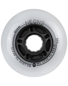 RUEDAS POWERSLIDE NEONS 80MM 85A RED (4 PACK)