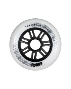 POWERSLIDE SPINNER 100MM 88A WHITE WHEELS (3 PACK)