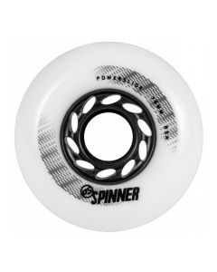 RUEDAS POWERSLIDE SPINNER 76MM 88A BLANCO MATE (PACK 4)