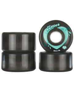 CHAYA OUTDOOR BIG SOFTIES NEGRO CLEAR 65MM 78A QUAD WHEELS (4 PACK)
