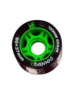 RUEDAS QUAD KRF CHRONOS 60X37MM NEGRA (PACK 2)