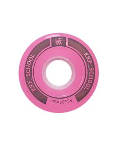 KRF SCHOOL PUC 58X32MM 85A PINK QUAD WHEELS (2 PACK)