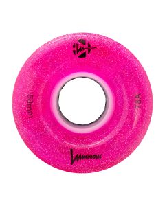 RUEDAS QUAD LED LUMINOUS 58MM 78A GLITTER PINK (PACK 4)