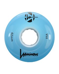 LED LUMINOUS 62MM 85A BLUE QUAD WHEELS (4 PACK)