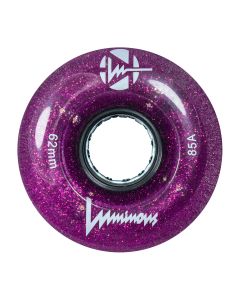 RUEDAS QUAD LED LUMINOUS 62MM 85A PURPLE HAZE (PACK 4)
