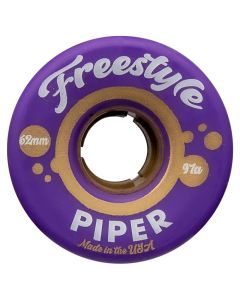 RUEDAS QUAD PIPER FREESTYLE 62MM 97A PURPLE-GOLD (PACK 4)