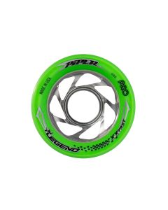 RUEDAS QUAD PIPER LEGEND PRO XXFAST 63,5MM 97A GREEN-ALLOY (PACK 4)