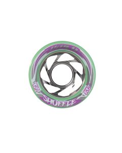 RUEDAS QUAD PIPER SHUFFLE ALLOY 63,5MM 95A GLOW IN THE DARK-ALLOY (PACK 4)