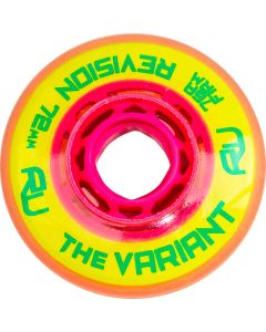 REVISION VARIANT FIRM 72MM 76A YELLOW WHEELS (4 PACK)