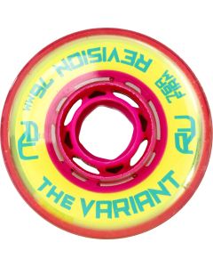 RUEDAS REVISION VARIANT FIRM 76MM 76A YELLOW (PACK 4)