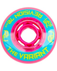 REVISION VARIANT SOFT 72MM 74A PINK WHEELS (4 PACK)
