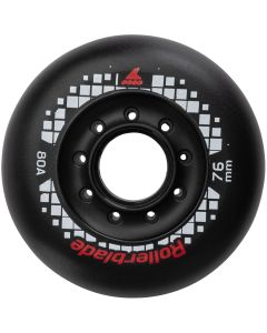 ROLLERBLADE APEX 76MM 80A BLACK WHEELS (4 PACK)