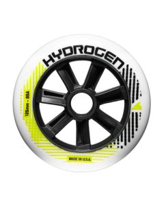 RUEDAS ROLLERBLADE HYDROGEN 125MM 85A BLACO-AMARILLO (PACK 6)