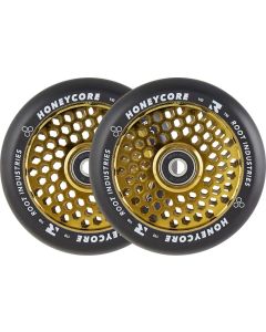 SCOOTER ROOT HONEYCORE 110MM BLACK-GOLD WHEELS (2 PACK)