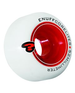 RUEDAS SKATE ENUFF CORELITES 52MM 101A BLANCO-ROJO (PACK 4)
