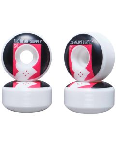 RUEDAS SKATE HEART SUPPLY EVEN 52MM 99A ROJO (PACK 4)