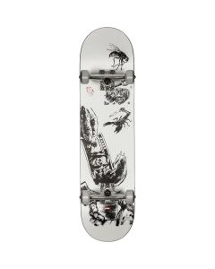 SKATE GLOBE G1 HARD LUCK BLANCO-NEGRO 8,00’’