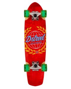 D STREET CRUISER ATLAS 28’’ RED SHORTBOARD
