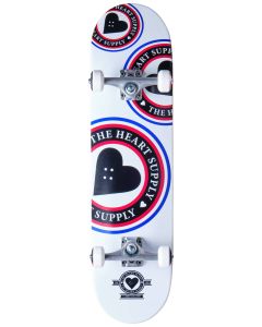 HEART SUPPLY ORBIT LOGO WHITE 8’’ SKATE