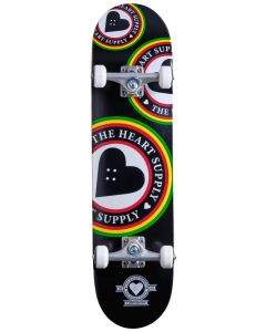 HEART SUPPLY ORBIT LOGO BLACK 7.75’’ SKATE