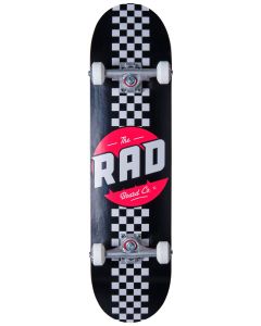 SKATE RAD CHECKER STRIPE BLACK 8’’
