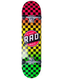 SKATE RAD CHECKERS PROGRESSIVE RASTA 8’’