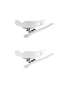 UNIVERSAL POWERSLIDE WHITE INSTEP STRAPS (2 PACK)