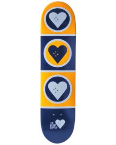 TABLA SKATE HEART SUPPLY SQUAD YELLOW 7.75’’
