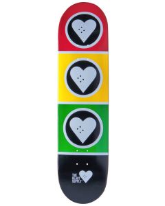TABLA SKATE HEART SUPPLY SQUAD RASTA 8.125’’