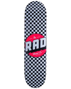 TABLA SKATE RAD CHECKER NEGRO – BLANCO 8’’