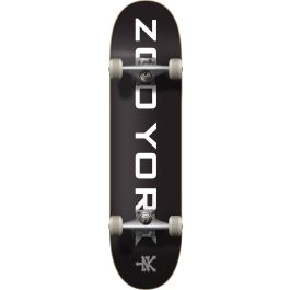 Supreme x Zoo York Skateboard ブラック ZOO YORK LOG BLOCK BLACK-WHITE 7,75'' SKATE