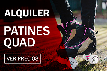 Alquiler de patines de 4 ruedas o quad