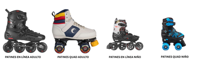 Tipos de patines en alquiler en Barcelona